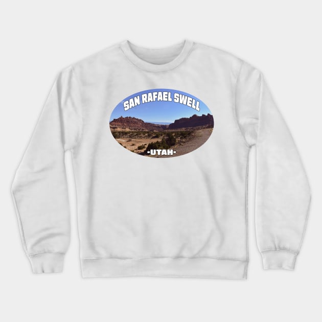 San Rafael Swell, Utah Crewneck Sweatshirt by stermitkermit